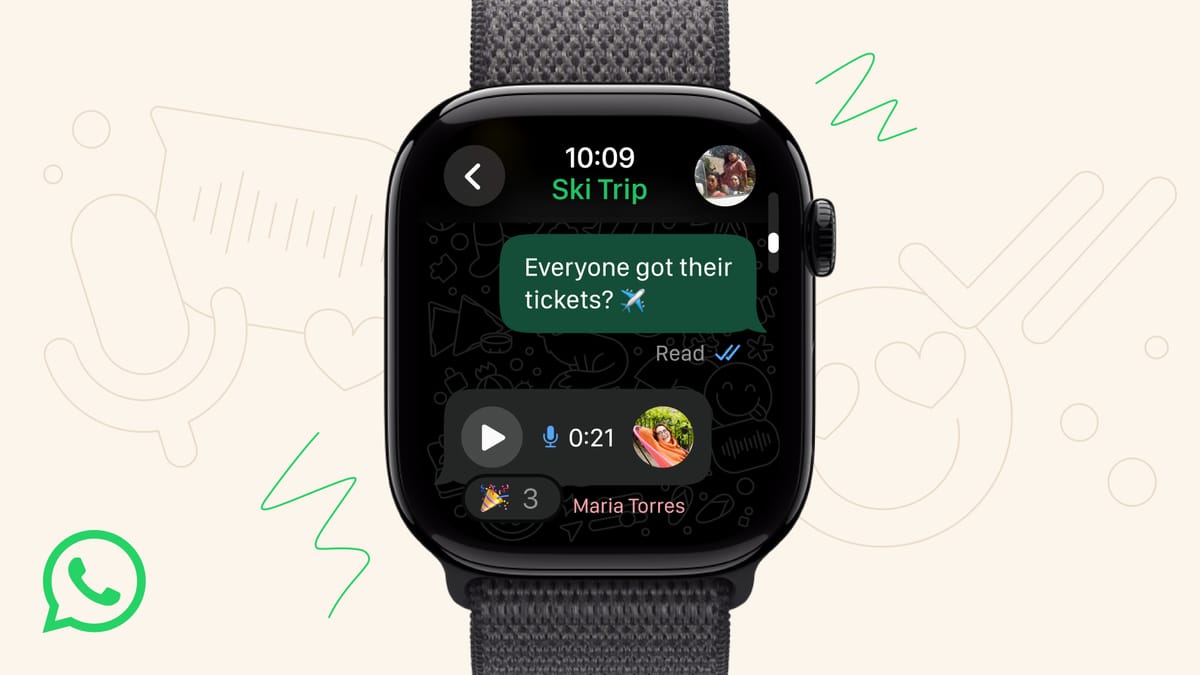 WhatsApp expands to Apple Watch, offering full messaging from your wrist